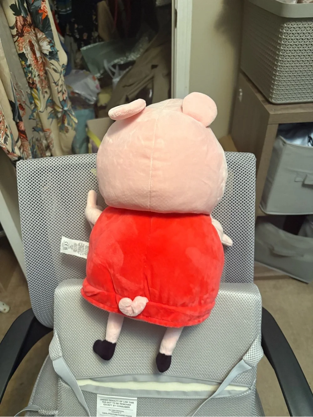 Peppa Pig Plush puppet Toy in Pink and Red by Peppa Pig